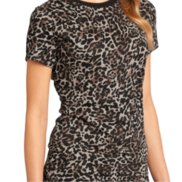 District Made NWOT Woman’s Sexy Comfy Animal Print Leopard Cotton Flare Sz M - Picture 11 of 12